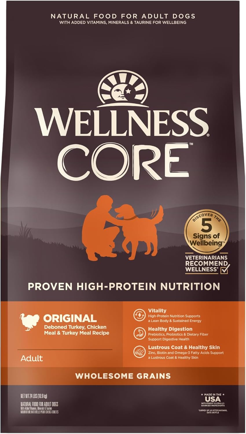 Wellness CORE Wholesome Grains Original Recipe Dog Food Review
