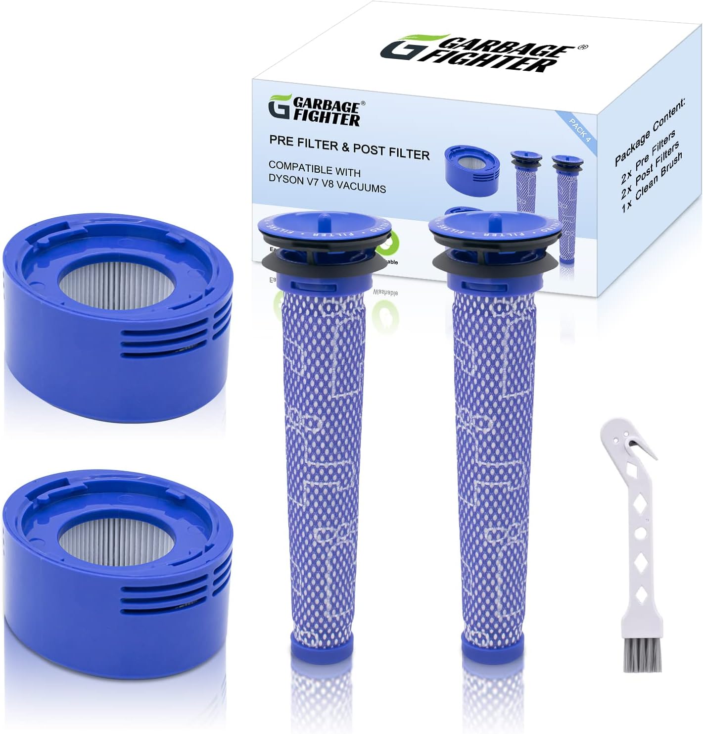Dyson V8+ Vacuum Filter Kit - Fight Garbage Efficiently
