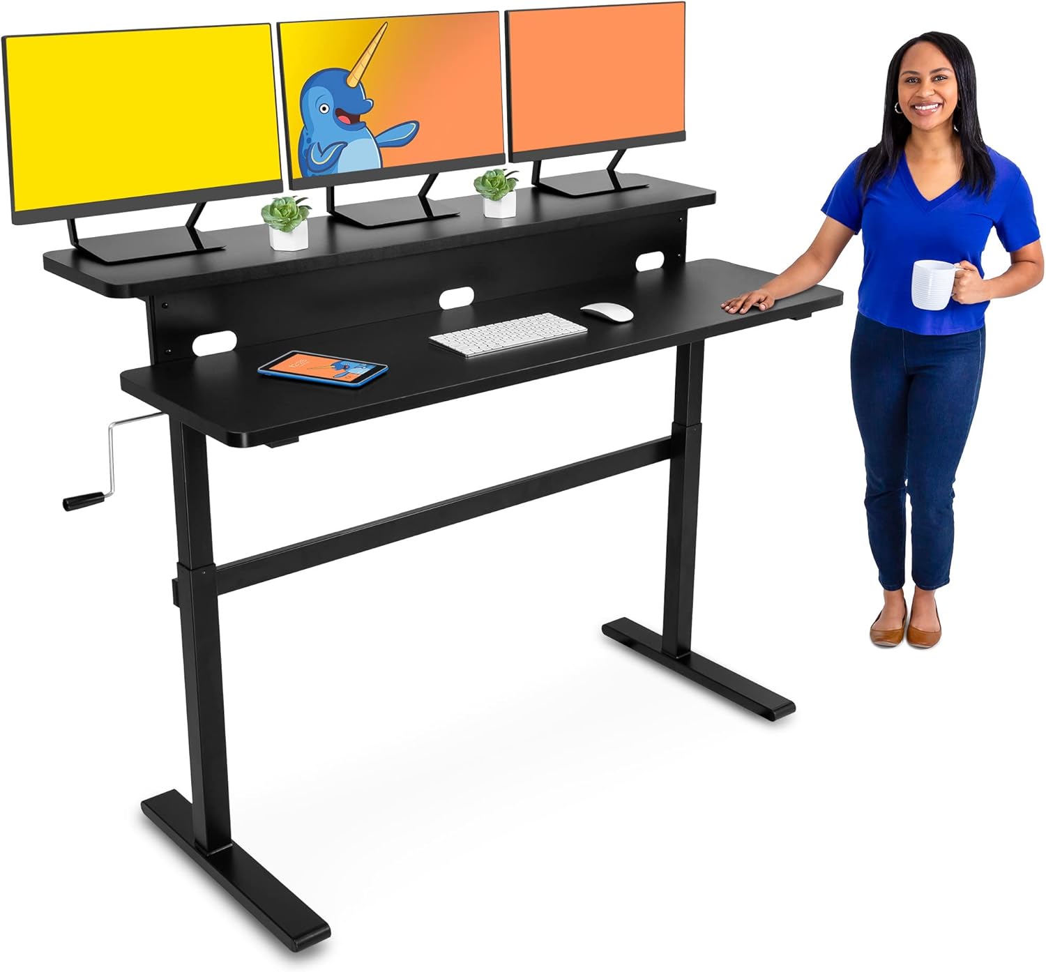 Stand Steady Tranzendesk 55 Inch Dual Level Standing Desk