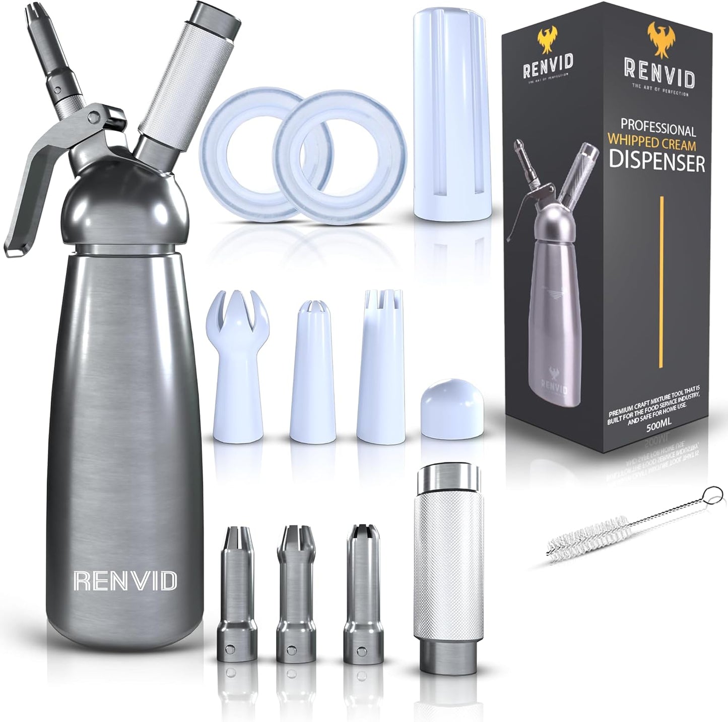 Professional Whipped Cream Dispenser for Homemade Desserts