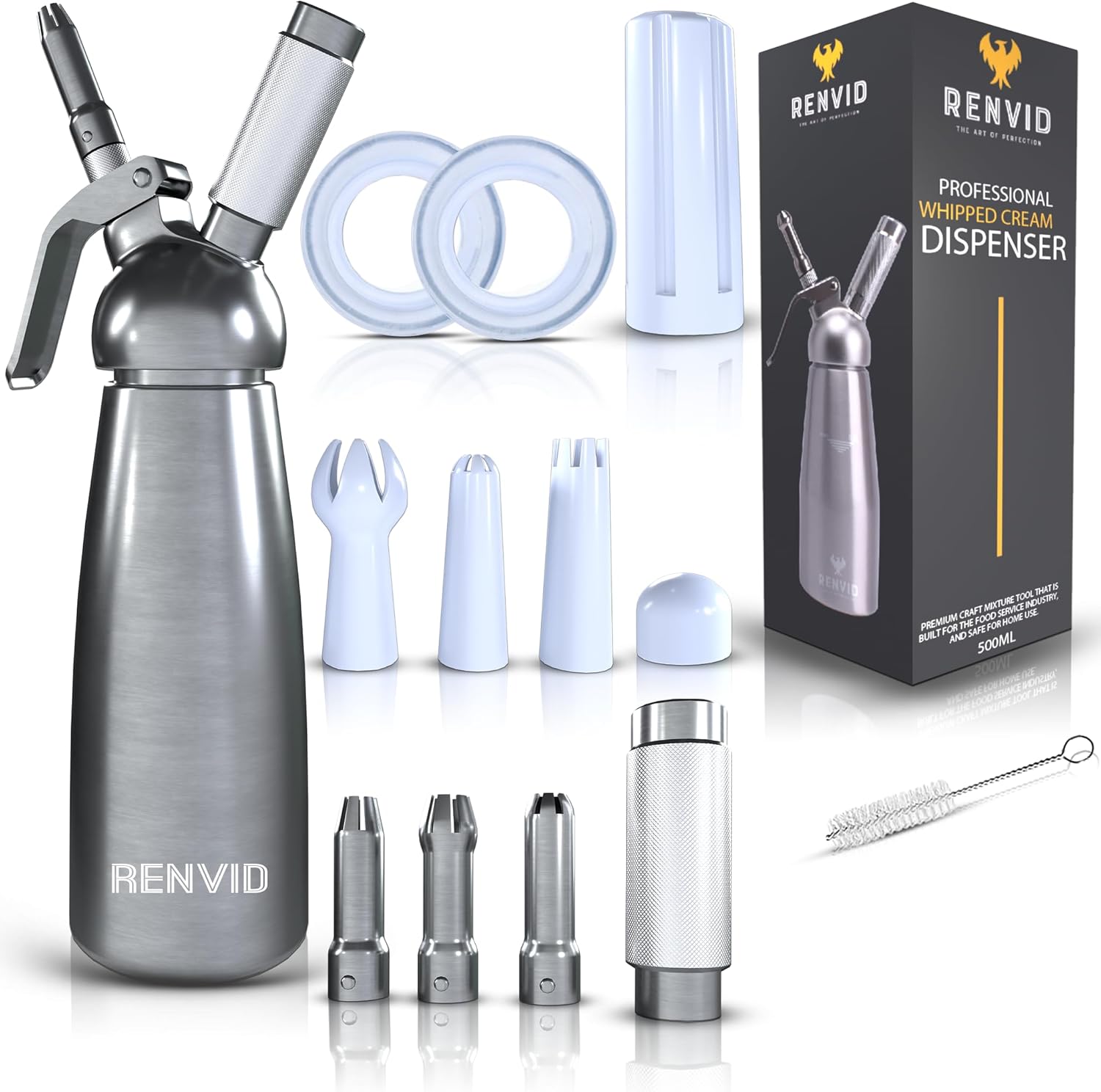 Professional Whipped Cream Dispenser for Homemade Desserts