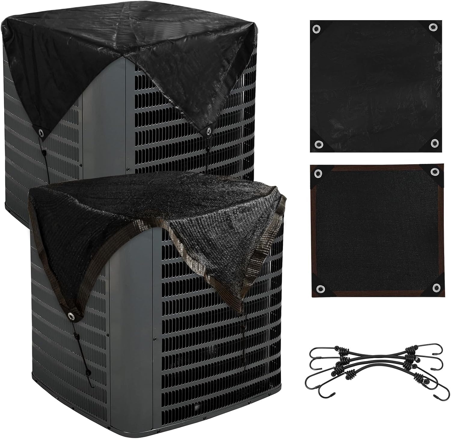 2PCS Central AC Covers Set - All-Season Protection