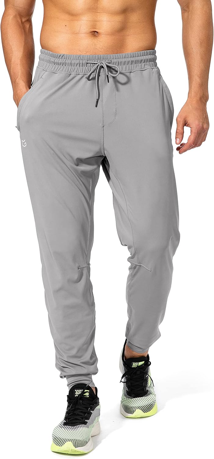 Zipper Pocket Men's Athletic Joggers by G Gradual