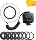 Godox Ring 72 Macro LED Ring Light with 8 Adapter Rings - Shadow-Free