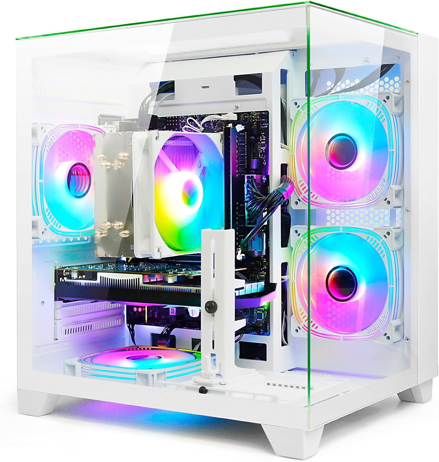 LXZ Gaming PC Desktop with i5-12400F and GeForce RTX 3050