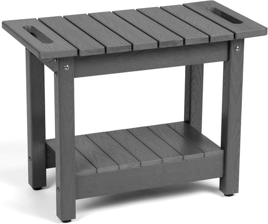 Waterproof Shower Bench for Shaving Legs and Storage Shelf