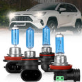 Fit For Toyota RAV4 2016-2018 Halogen Headlight Bulbs 9012 + H11 Combo