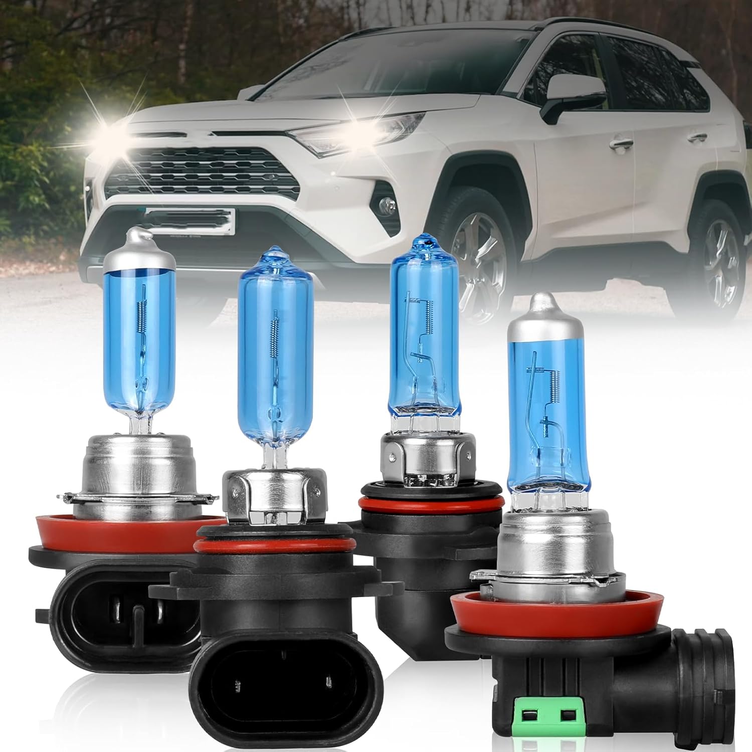 High Performance Halogen Headlight Bulbs for Toyota RAV4 2016 2018