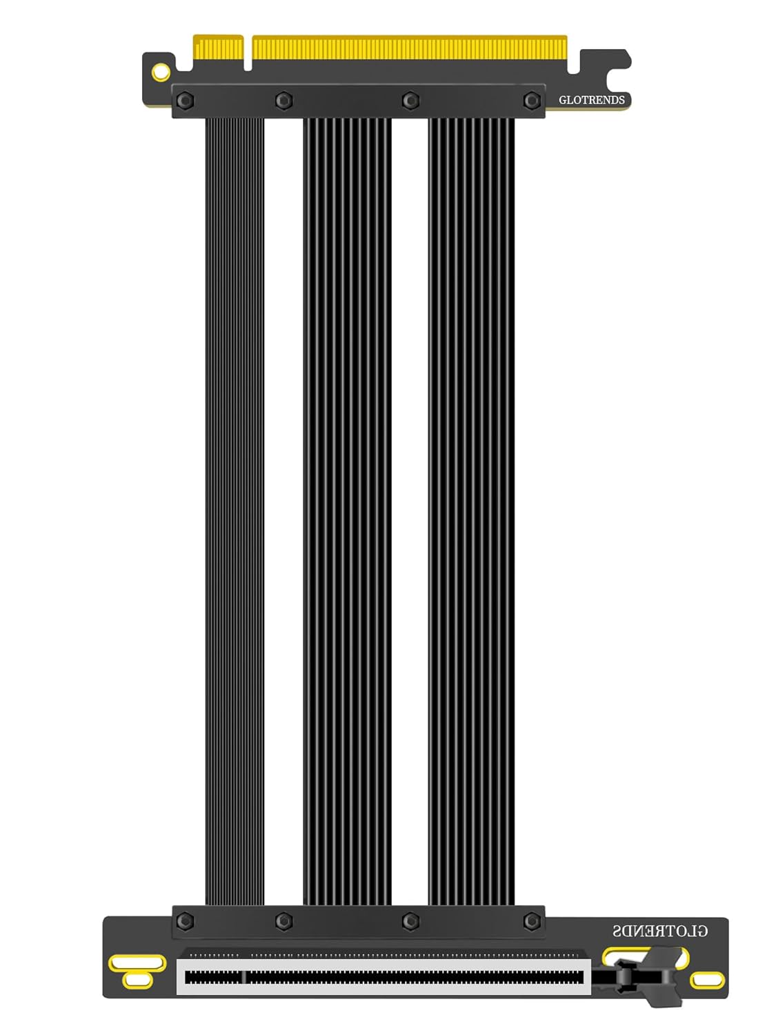 GLOTRENDS 200mm PCIe 5.0 Riser Cable for Vertical GPU Mount