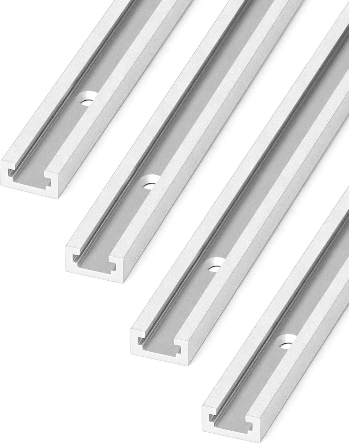 QWORK Aluminum T Track 48 Inch for Woodworking Projects