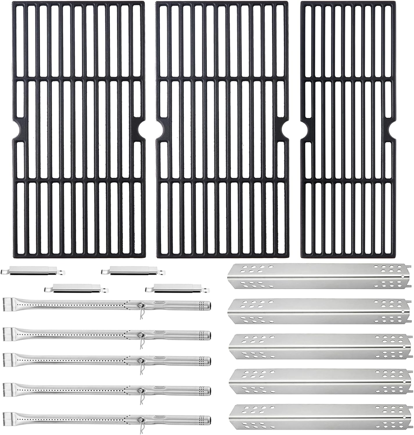 Charbroil Grill Replacement Parts for 5 Burner Grates & Heat Plates