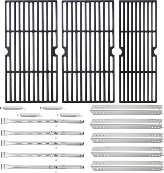 Charbroil Grill Replacement Parts for 5 Burner Grates & Heat Plates