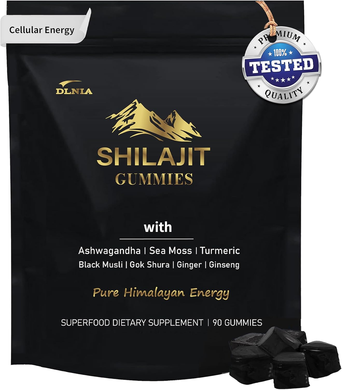 Shilajit Gummies with Ashwagandha & Turmeric for Energy Boost