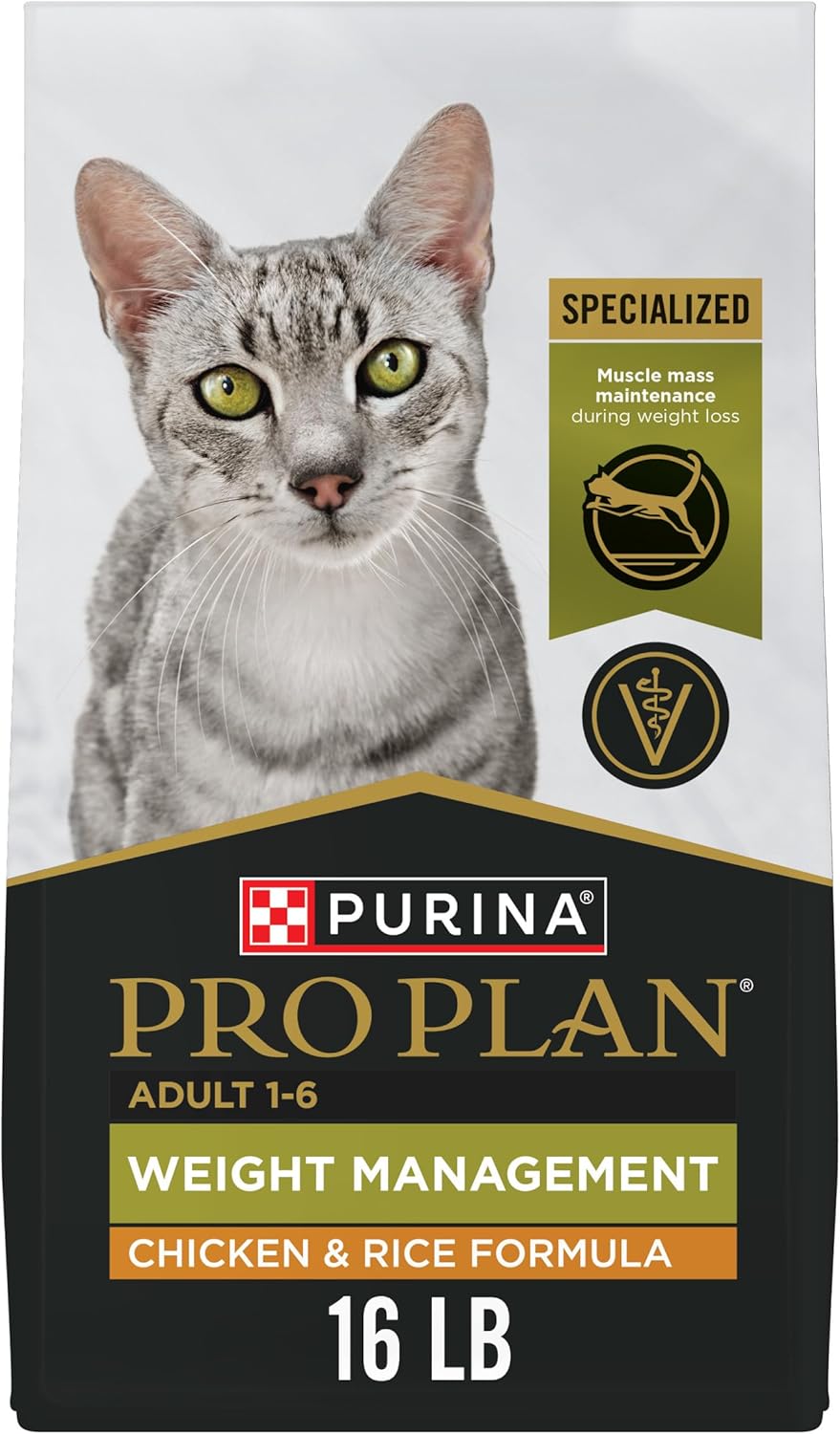 Purina Pro Plan Weight Control Dry Cat Food for Healthy Cats