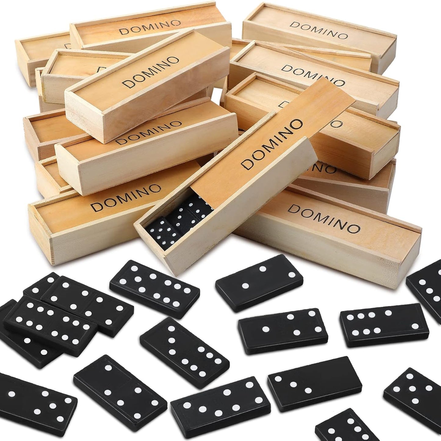 Mini Dominos Set for Adults - 80 Pack Classic Board Games