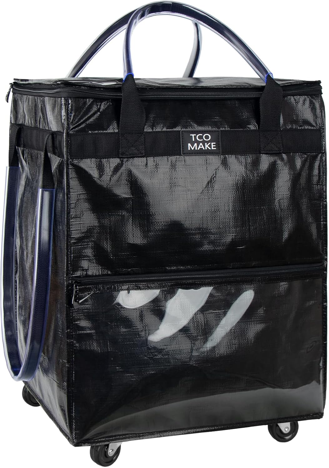 Reusable Grocery Bag on Wheels for Easy Shopping and Storage