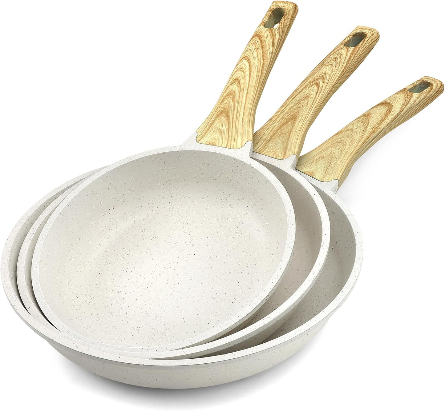 GiPP Non Stick Frying Pan Set - Eco-Friendly Cooking Pans