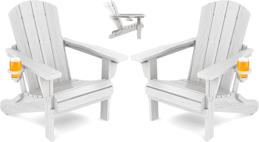 Reclining Adirondack Chair Set of 2 for Ultimate Comfort