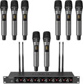 TONOR Wireless Microphones System with 8x12 Channels - Stable 295FT
