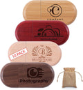 4GB Personalized Custom Wood USB 3.0 Flash Drive - Eco Wooden Thumb