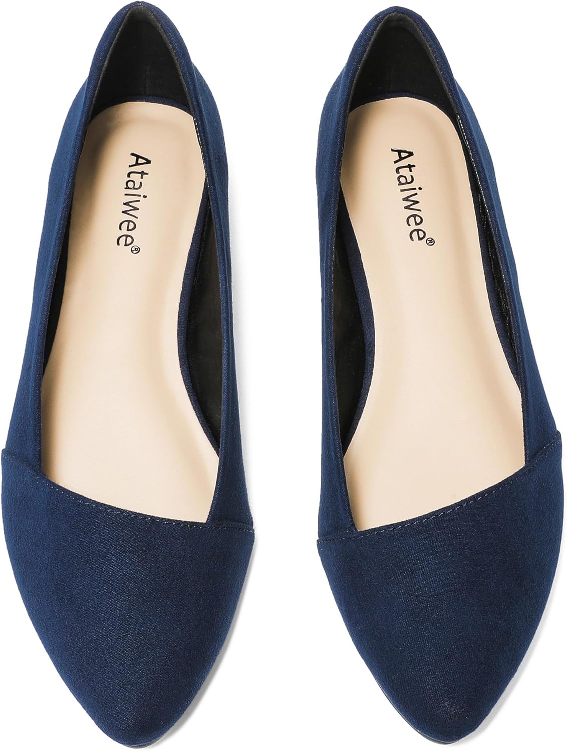 Ataiwee Women's Wide Width Flat Shoes for Comfort and Style