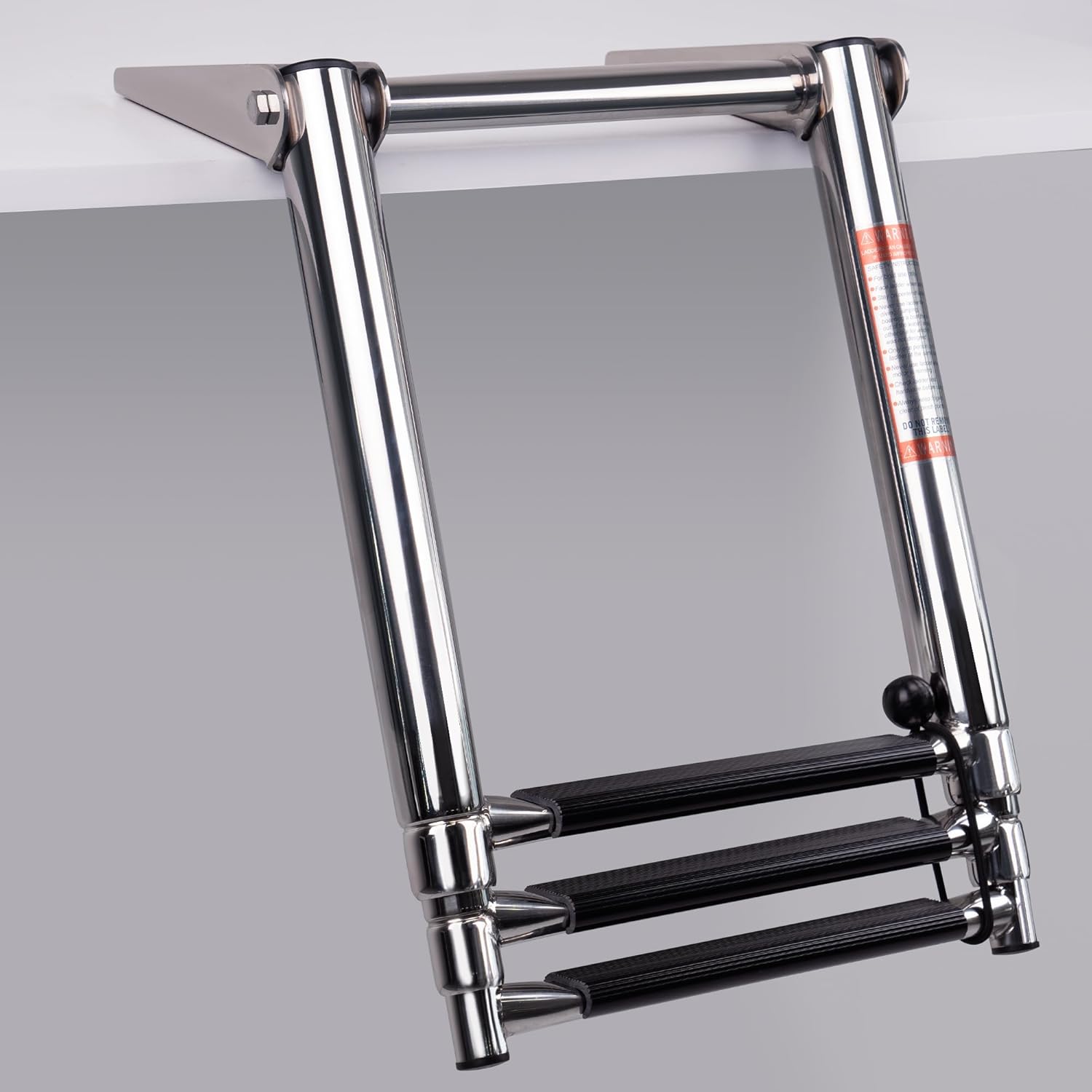 Stainless Steel 3 Step Boat Ladder for Easy Marine Boarding