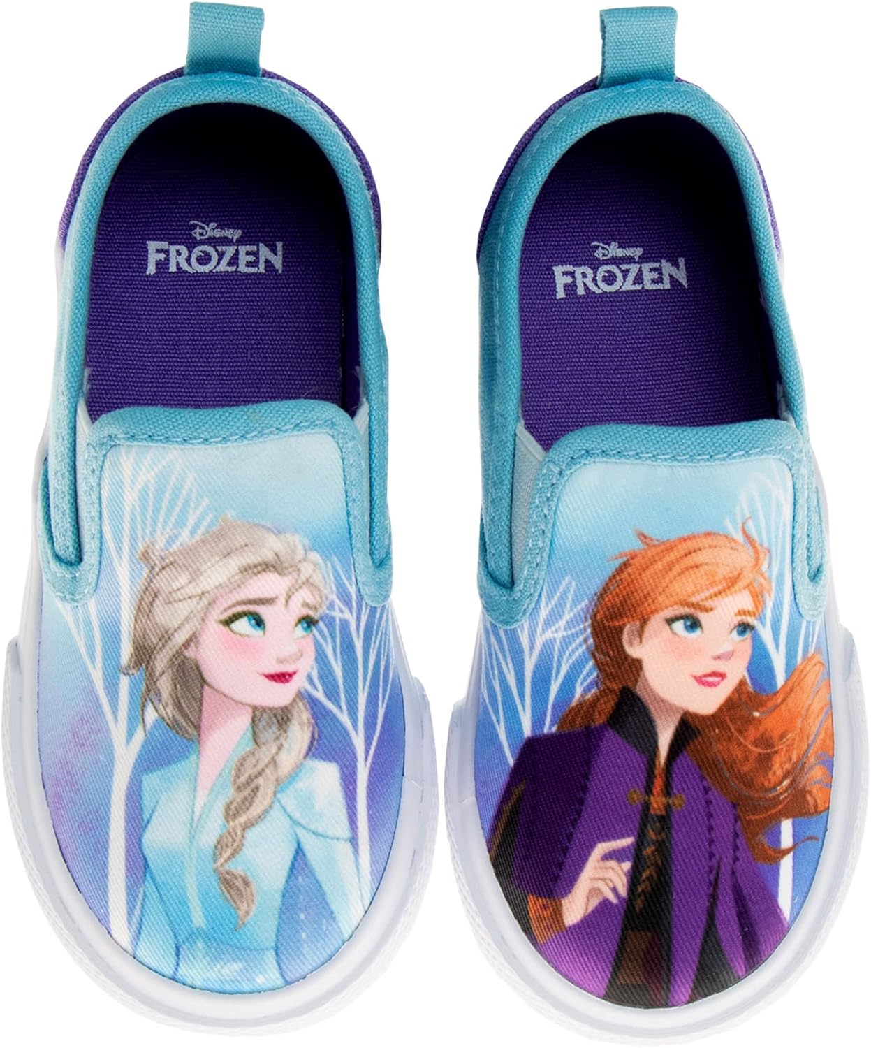 Disney Princess Frozen Toddler Girls Slip-on Canvas Sneakers