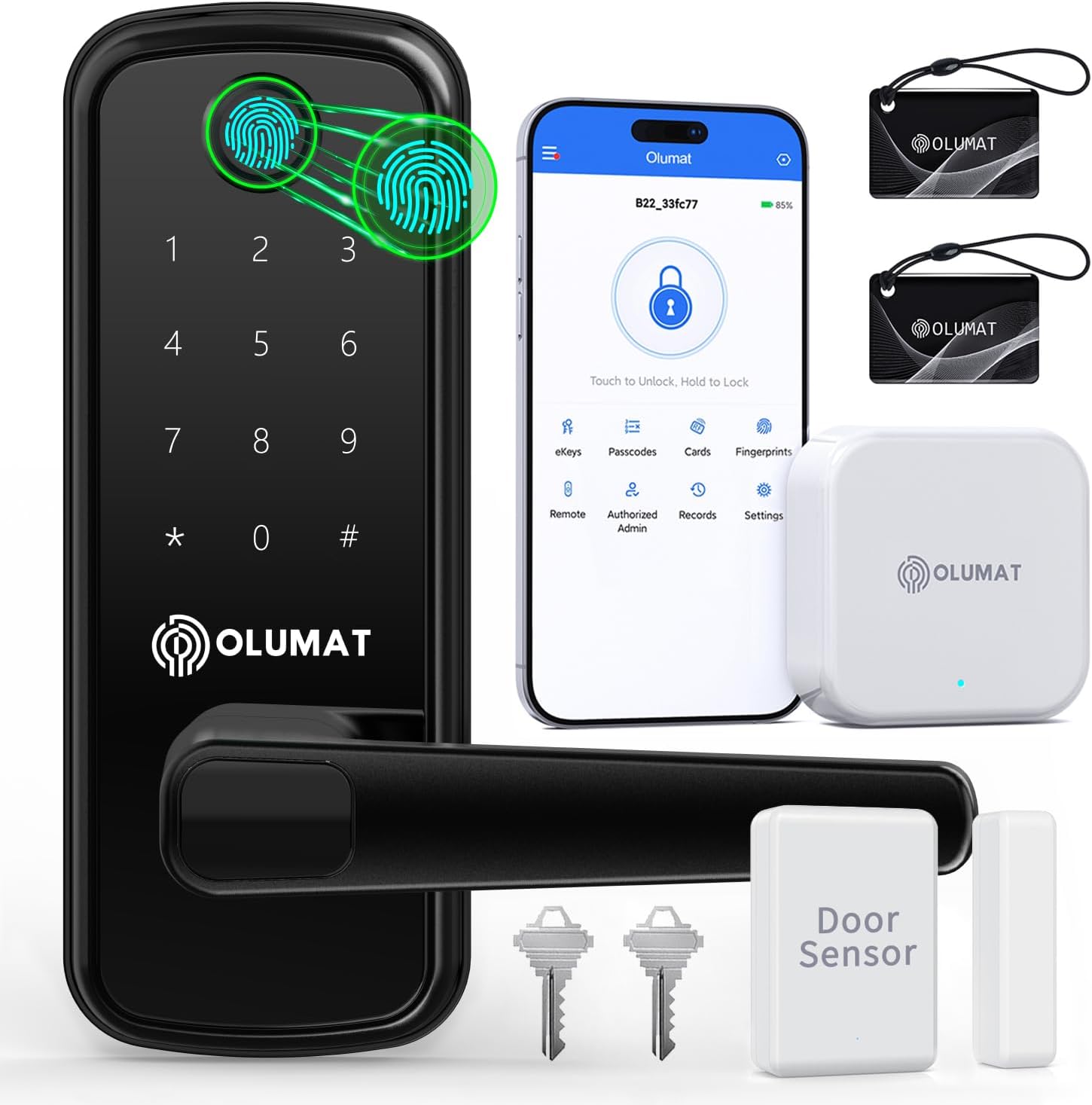 Smart Door Lock with Handle: Keyless Entry and Enhanced Security