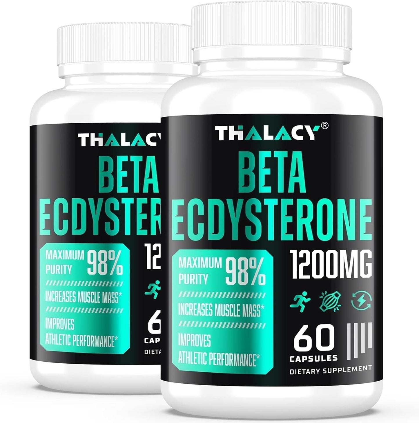 1200MG Beta Ecdysterone Supplement for Lean Muscle Gains