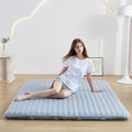 Japanese Floor Mattress Full Futon Tatami Mat - Foldable Guest Bed