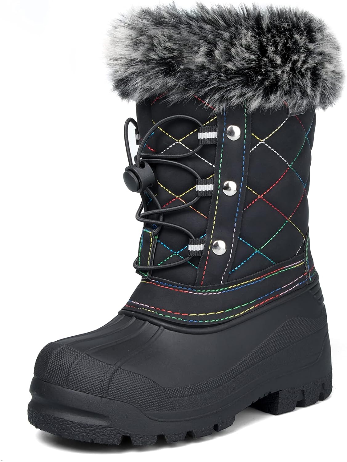K KomForme Boys & Girls Snow Boots: Warm, Waterproof & Anti-Slip