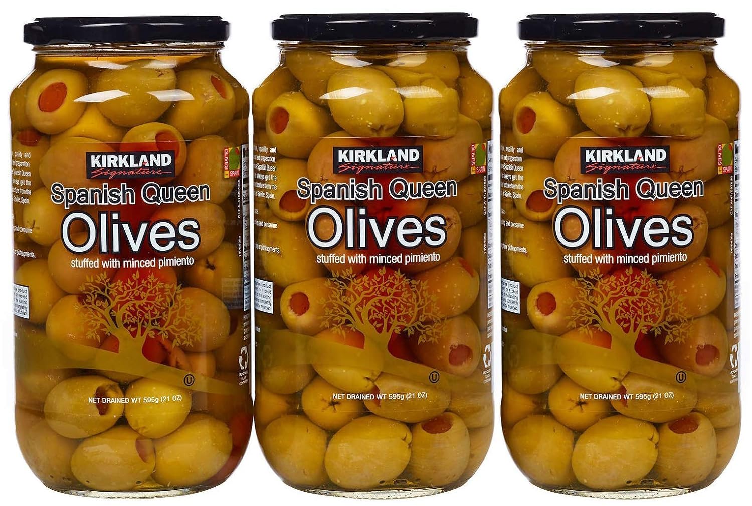 Kirkland Signature Spanish Queen Olives Stuffed With Pimiento