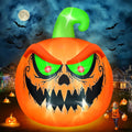 Giant 15 ft Halloween Pumpkin Inflatable - Eye-Catching Yard Decor