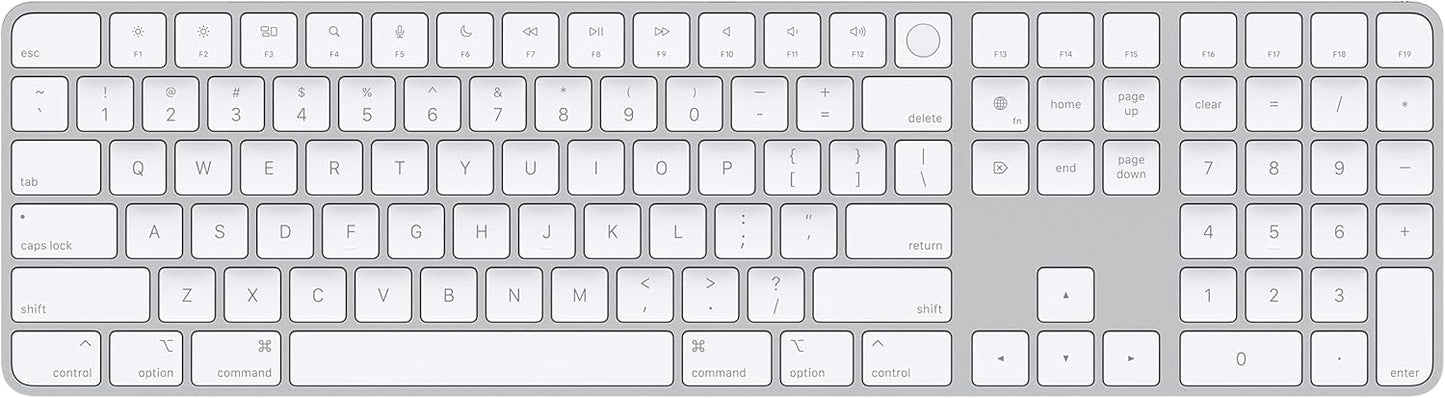 Renewed Apple Magic Keyboard with Touch ID - Silver