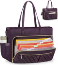 Teacher Tote Bag 15.6 Inch Laptop Bag for Women - Organized Work Tote