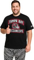 Zubaz NFL Teams Men's Vibrant Team Colors Graphic T-Shirt (Style JD82)