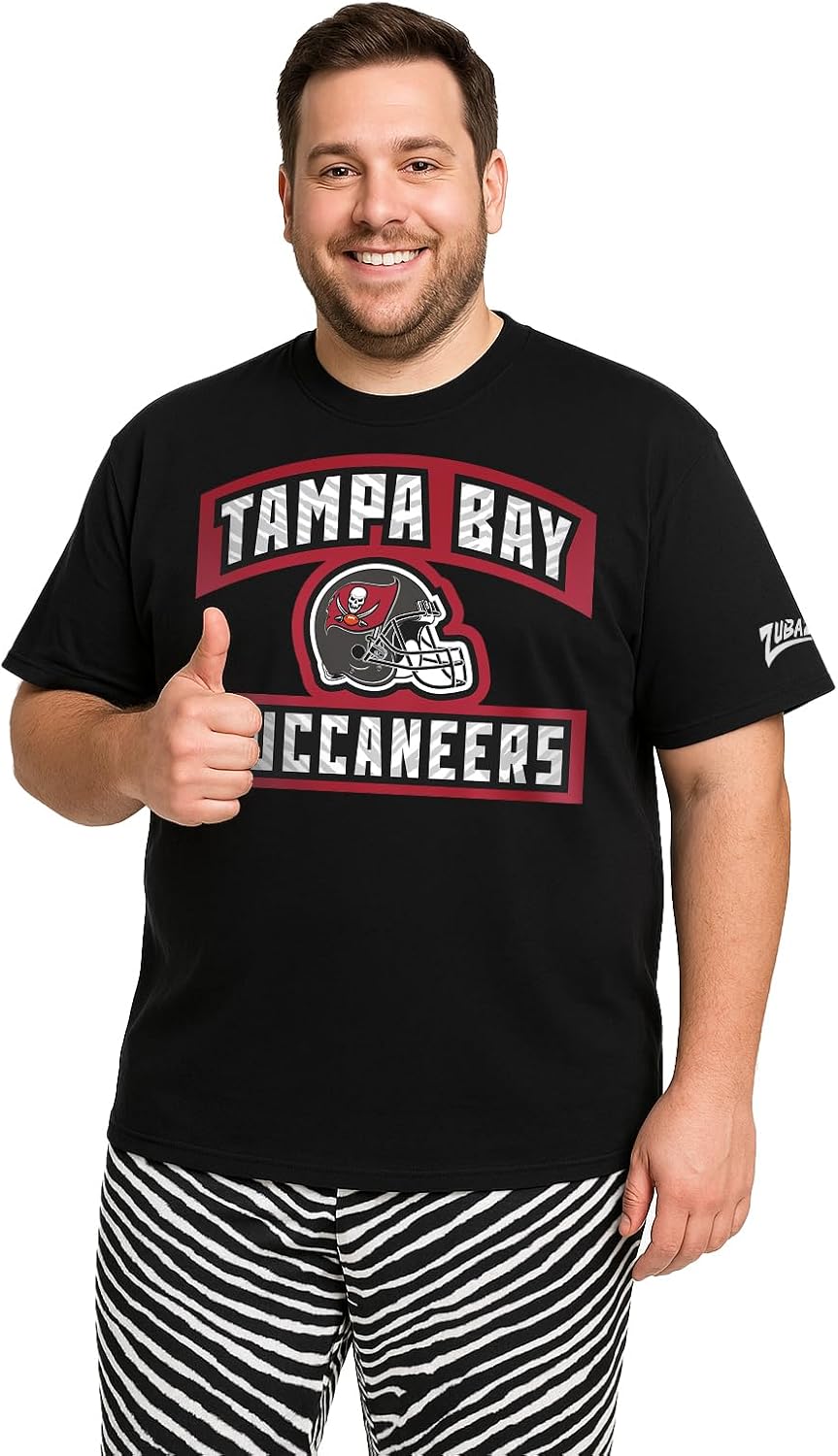 Zubaz NFL Teams Men's Short Sleeve Graphic T-Shirt for Fans