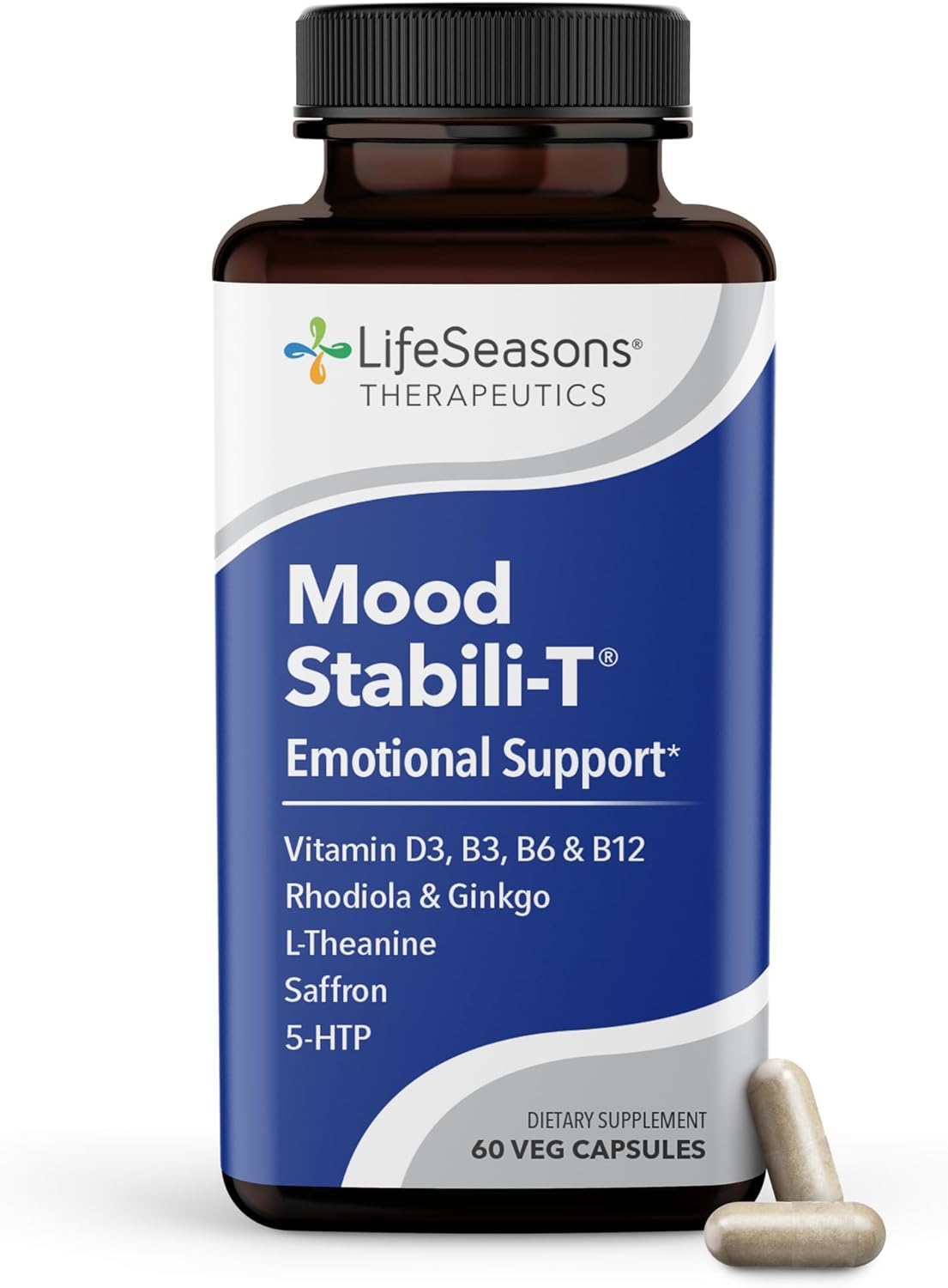 Mood Stabili-T by LifeSeasons - Positive Mood Booster Capsules