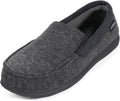 Men's Moc Loafer Slippers - Comfortable Memory Foam House Shoes