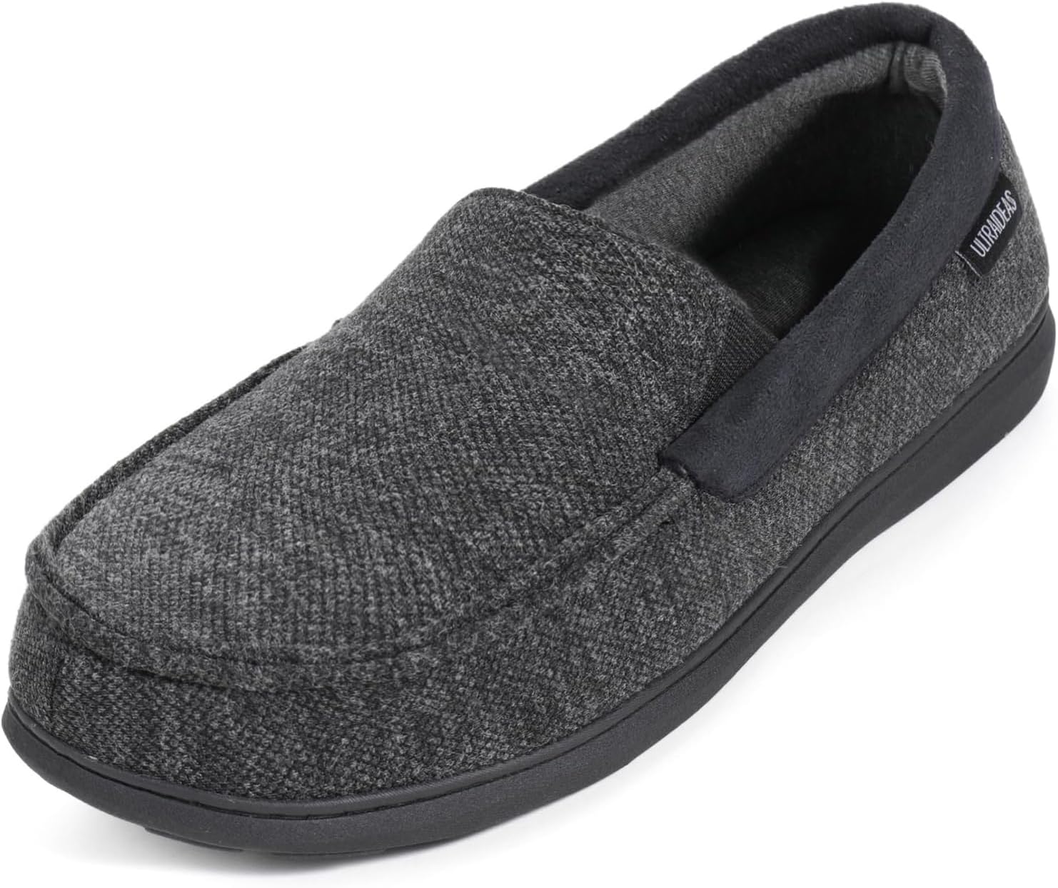 ULTRAIDEAS Men's Carver Slippers: Comfortable Moc Loafer Shoes