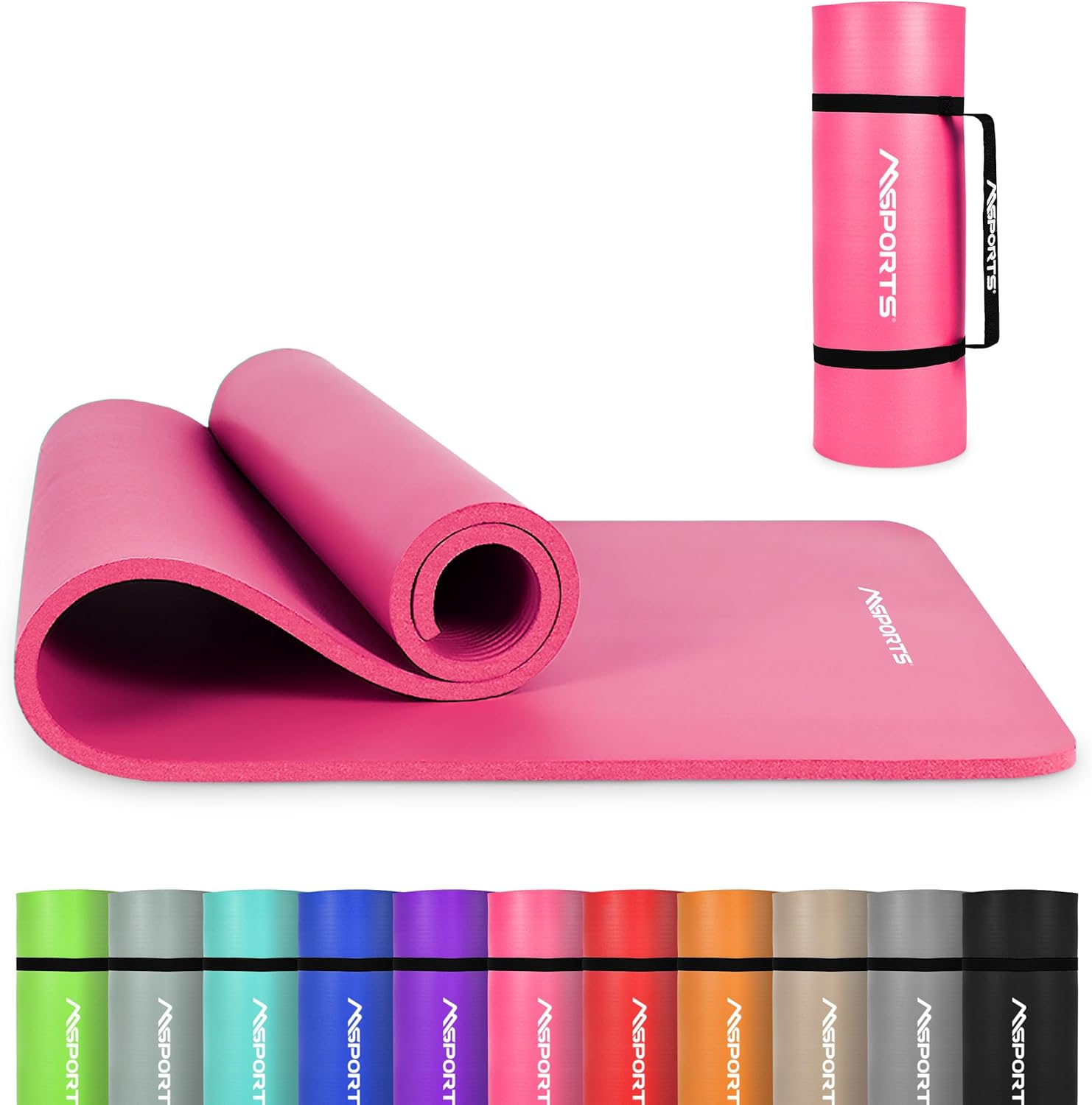 Premium Non Slip Thick Yoga Mat for Comfortable Home Workouts