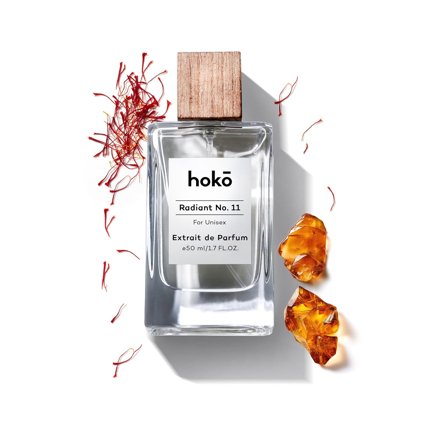 Radiant No. 11 Unisex Perfume with Amber, Jasmine, Cedarwood