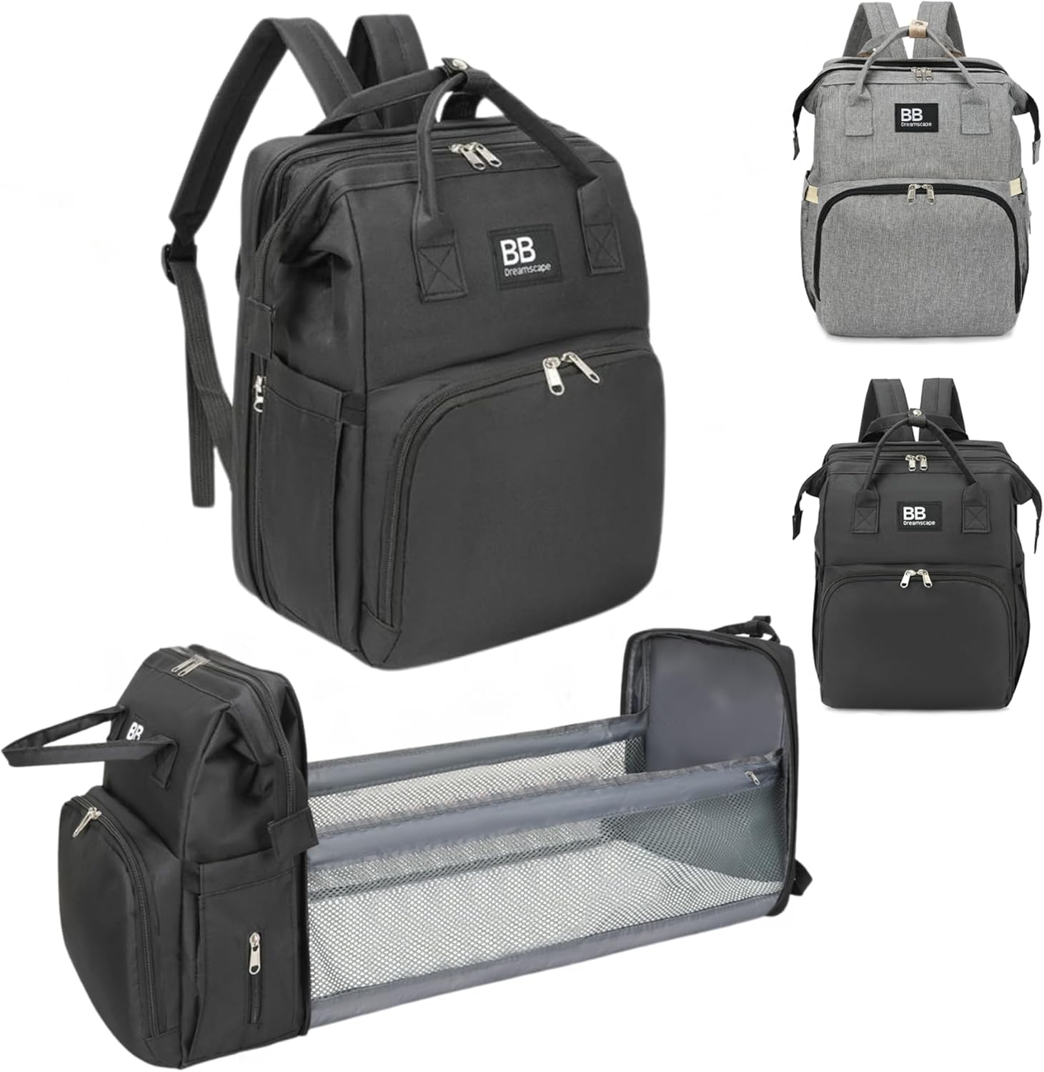 Diaper Bag Backpack with Changing Station for Moms and Dads