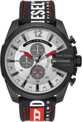 Diesel Mega Chief Men's Black Stainless Steel Watch - Large 51mm