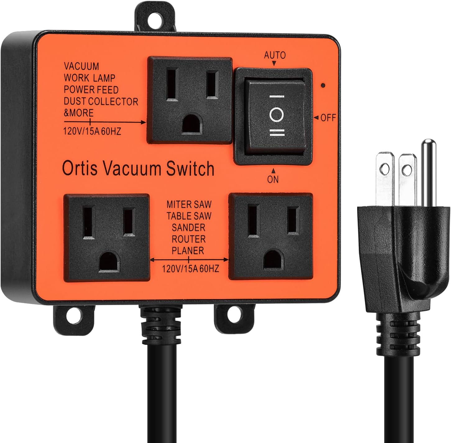 Ortis Automatic Vacuum Switch for Power Tools with Delay Feature