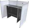 Harmony Audio Portable DJ Facade Scrim & 54in Workstation Table