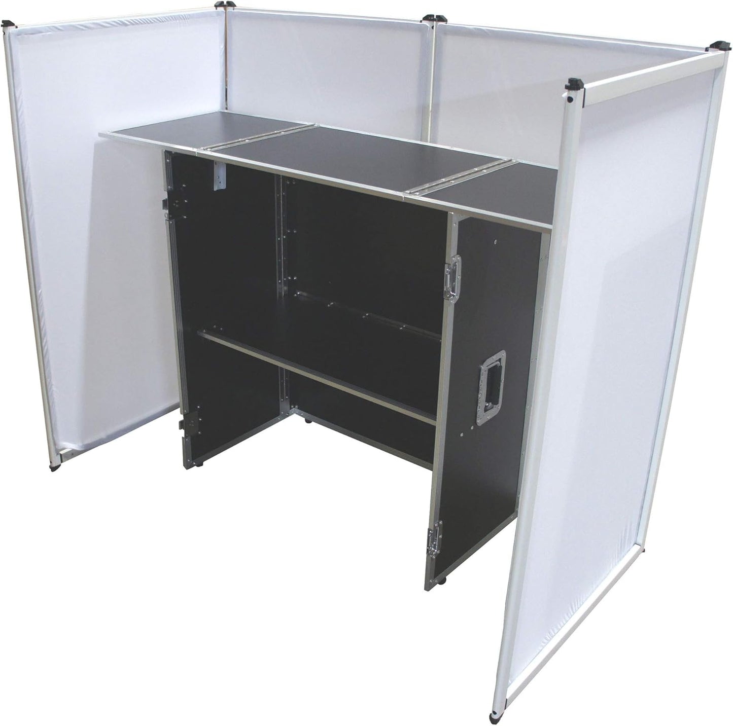Harmony Audio Portable DJ Facade Booth Scrim & Workstation Table