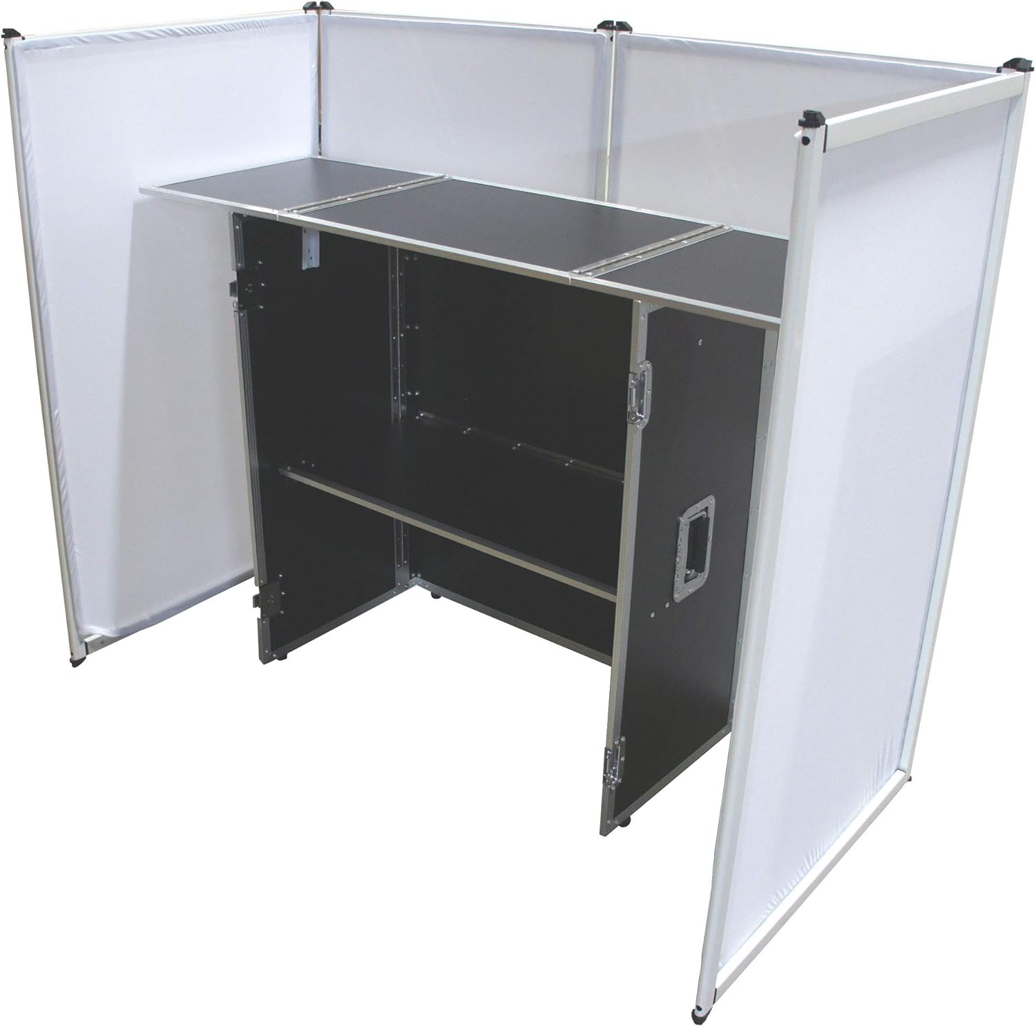 Harmony Audio Portable DJ Facade Booth Scrim & Workstation Table