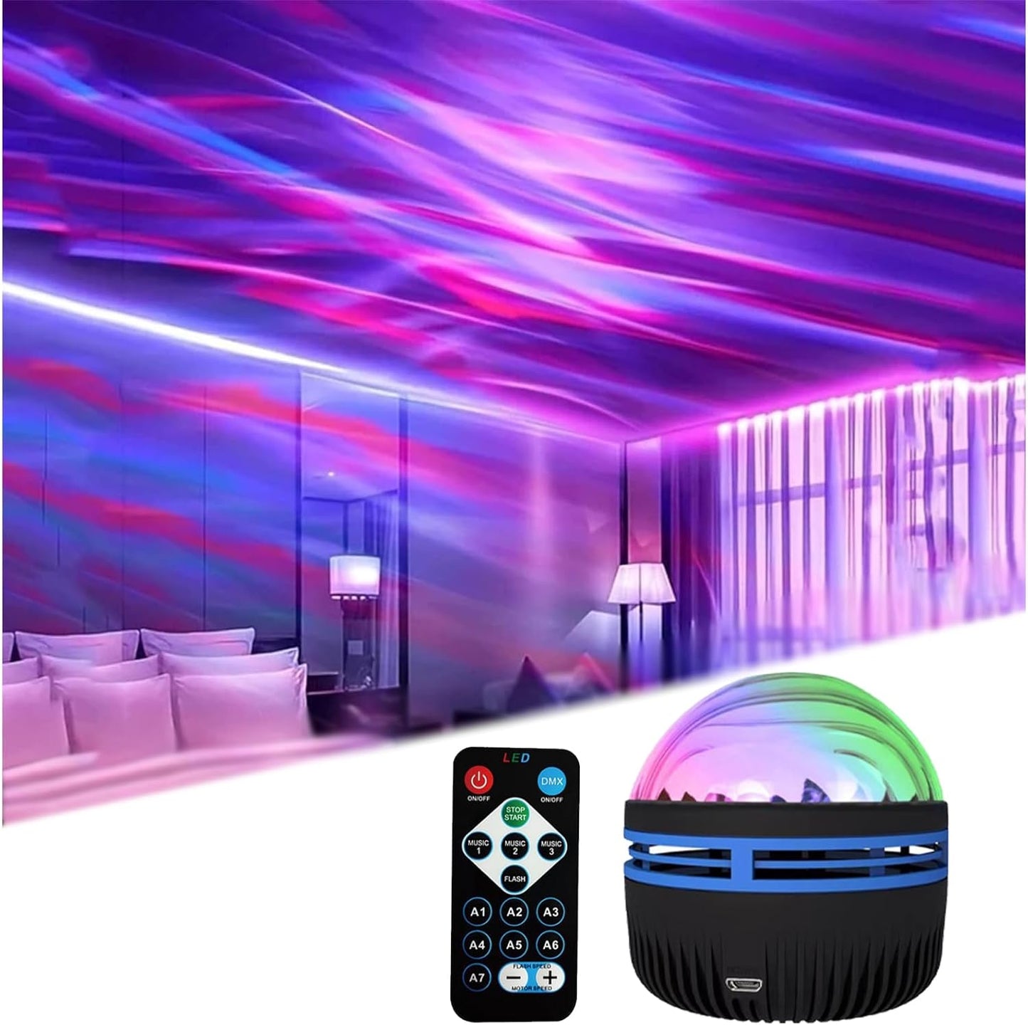 XYDongtong 2-in-1 Galaxy Projector: Transform Your Space