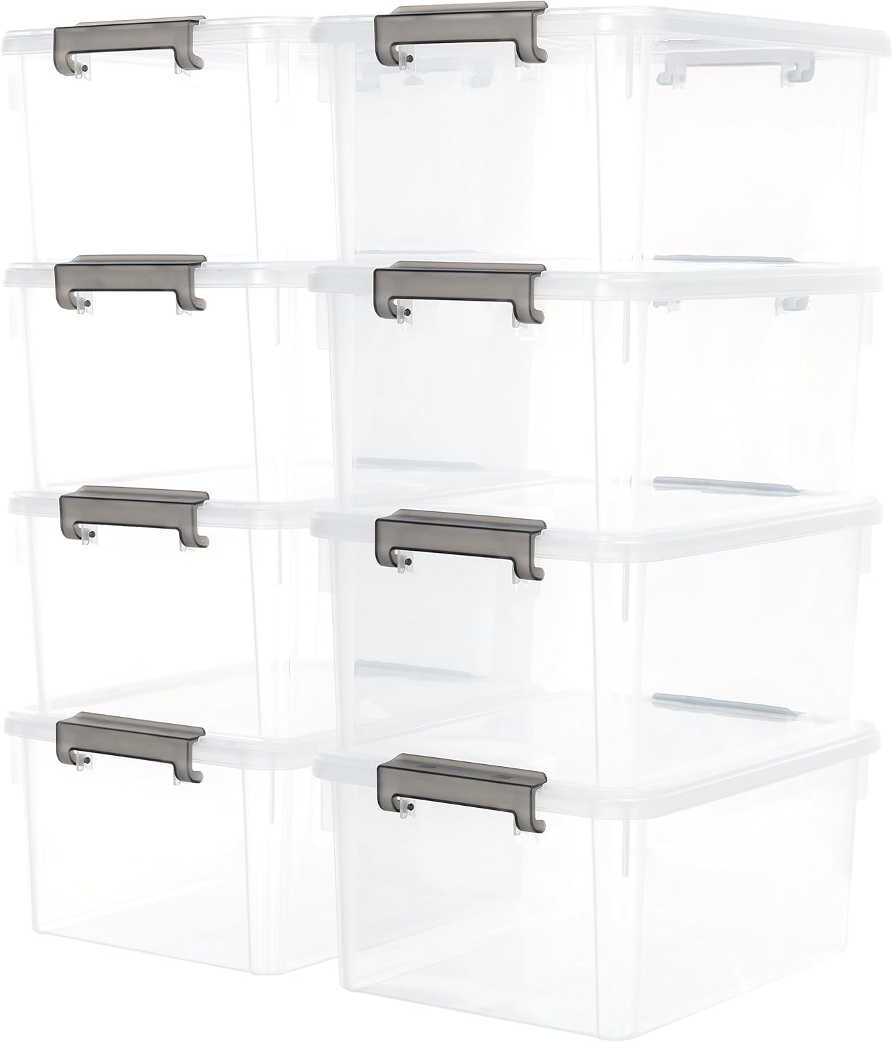 Citylife 17 QT Plastic Storage Bins for Efficient Organizing